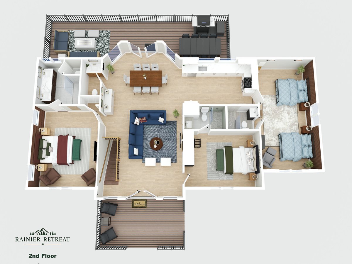 Second floor floor plan